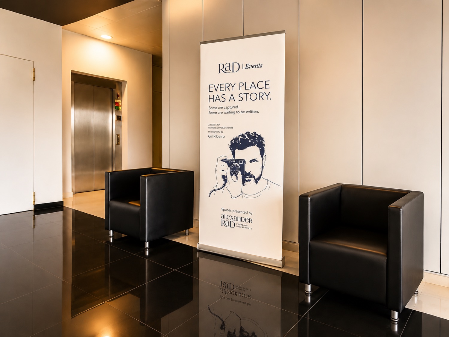 Exposição de fotografia de Gil Ribeiro no Edifício Orange