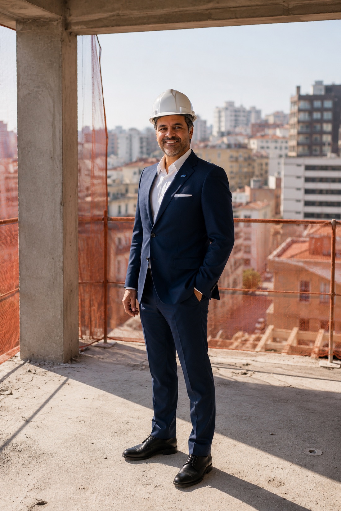 Responsável da RAD Property Investments numa obra sobre Lisboa